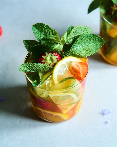 Kombucha Pimms Cup Mocktail - Good Eatings