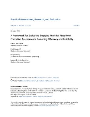 Fillable Online Scholarworks Umass A Framework For Evaluating Stopping