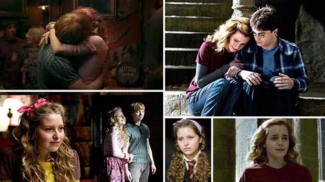 Hermione And Harry Kissing Scene Behind The Scenes