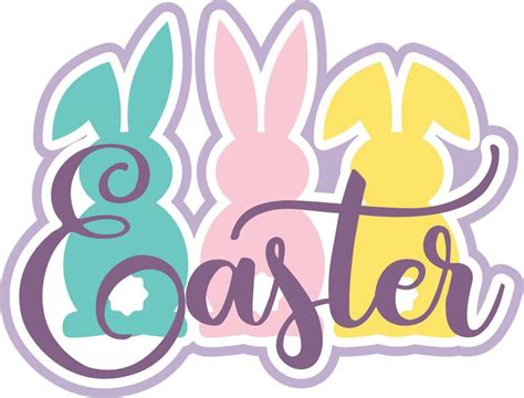 Easter Scrapbook Page Title Sticker Easter Prints Easter Wallpaper