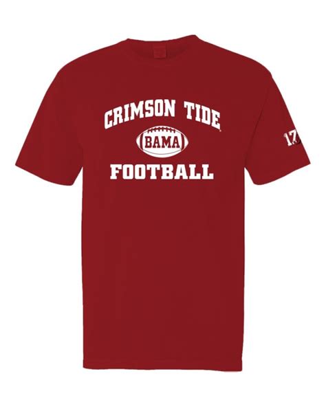 Bama Football Short Sleeve T-Shirt Non-Pocket | Bama Gridiron