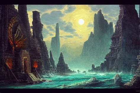 ArtStation - Atlantis, short study, MJ v3