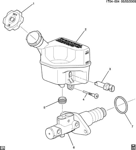 Hhr Brake Master Cylinder Chevrolet Epc Online Nemiga