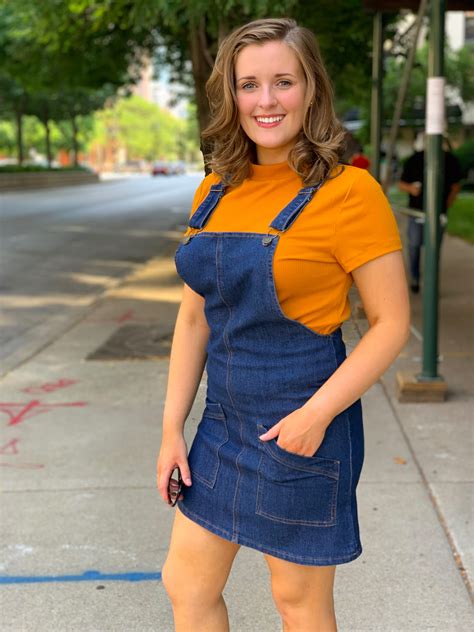 How To Style A Denim Overalls Dress For Summer