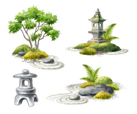 30+ Zen Garden Clip Art Stock Illustrations, Royalty-Free Vector ...