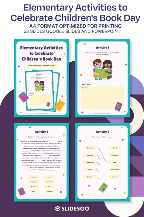 Elementary Activities to Celebrate Children's Book Day