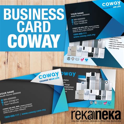 (BC) Business Card / Bisnes Kad - COWAY (Updated Design) | Shopee Malaysia