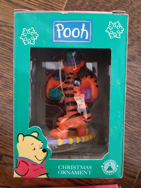 NEW! Vintage Disney Winnie The Pooh ~ TIGGER snowshoe ~ Christmas Tree Ornament | #3899899936