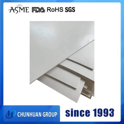 Non Toxic White PTFE Plastic Sheet Filled With Glass Fiber China