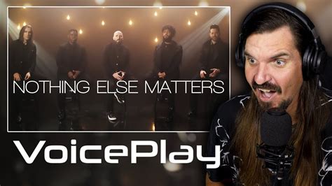 Drummer Reacts Nothing Else Matters Metallica Acapella Voiceplay