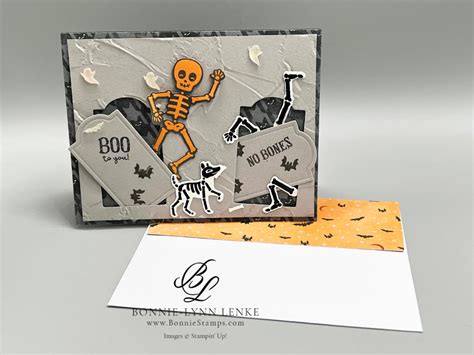 Stampin Up Bag Of Bones Glow In The Dark Card