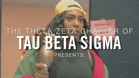 The Theta Zeta Chapter Of Tau Beta Sigma Spr 2018 Probate Youtube