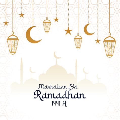 Marhaban Ya Ramadhan 1441 H Kumpulan Gambar Desain Template Ramadhan