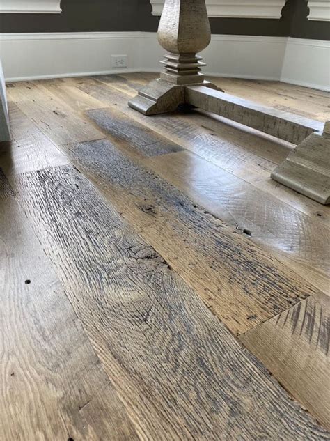 Original Face Skip Planed White Oak Flooring Southend Reclaimed