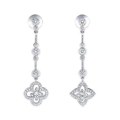 Asymmetric Diamond Earrings From Louis Vuittons New