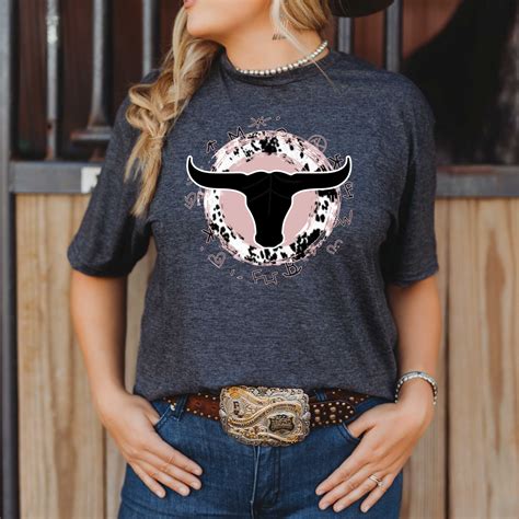 Longhorn Pink Dtf Sublimation Transfer Up North Screen Prints