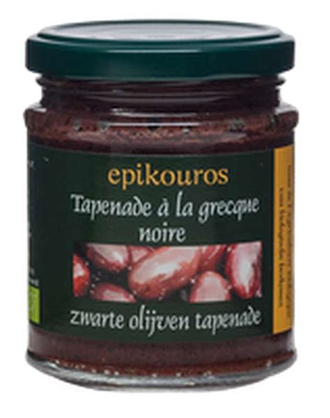 Tapenade à la grecque noire BIO Epikouros 190 g La Belle Vie