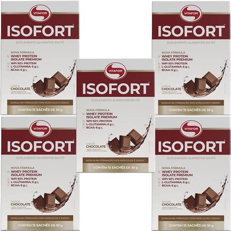 Kit X Isofort Sach S De G Chocolate Vitafor Otimanutri