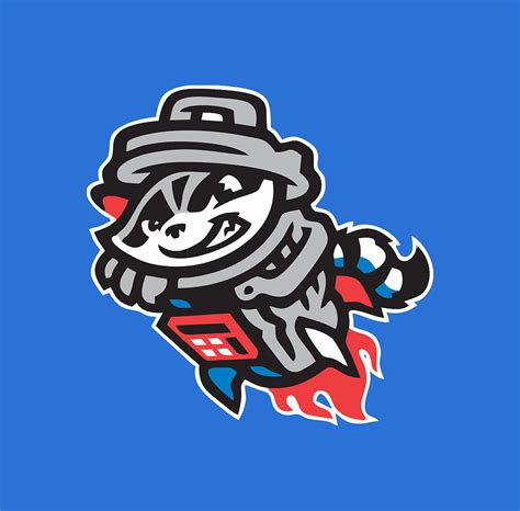 Rocket City Trash Pandas Logo Red Veles Magic Moments