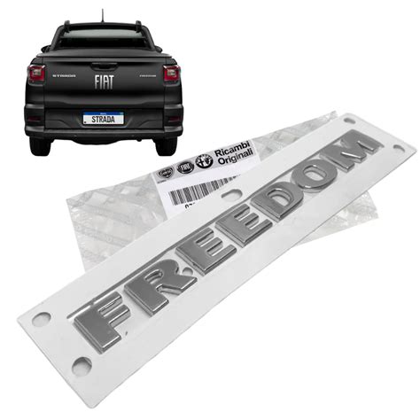 Emblema Sigla Freedom Fiat Nova Strada Toro Original Shopee Brasil