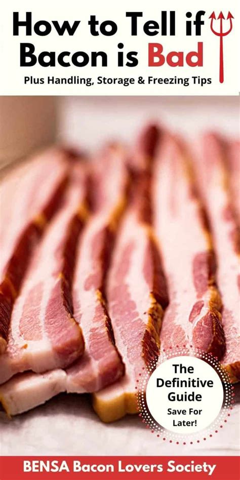 How To Tell When Bacon Is Bad Bensa Bacon Lovers Society