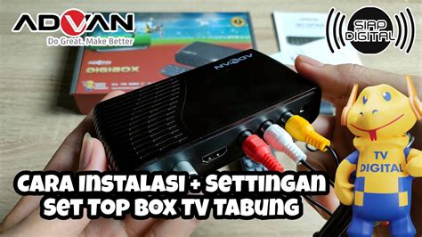 Cara Pasang Stb Advan Digibox Ke Tv Tabung Pakai Kabel RCA YouTube