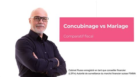 Fiscalit Concubinage Vs Mariage Youtube