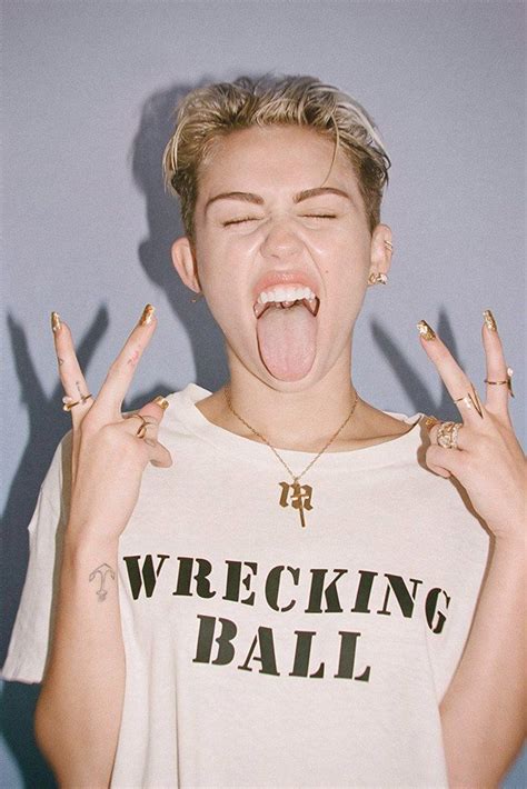 Miley Cyrus Wrecking Ball Hot Girl Sexy Poster Riverdale Miley Cyrus