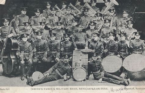 Smith S Famous Military Band Newcastle On Tyne Old Postcard Topics