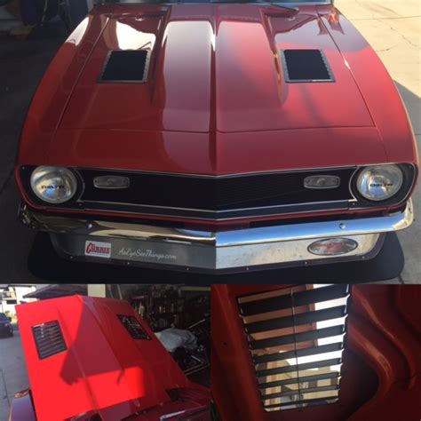 Trackspec Motorsports Hood Louvers Install 1967 1969 Camaro