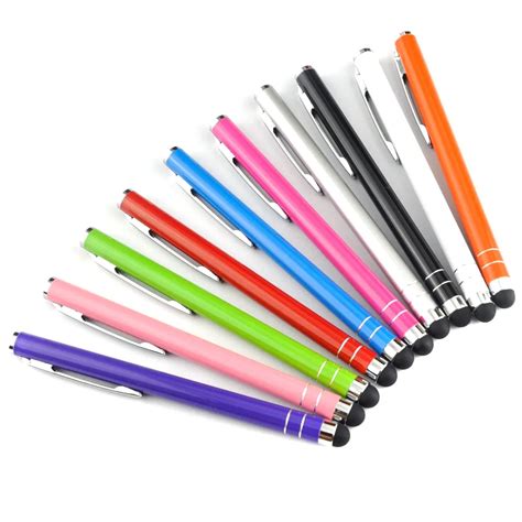 1000pcs Metal Stylus Capacitive Touch Screen Pen For IPhone 8 7 6 5s