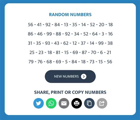 Pick A Random Number Through