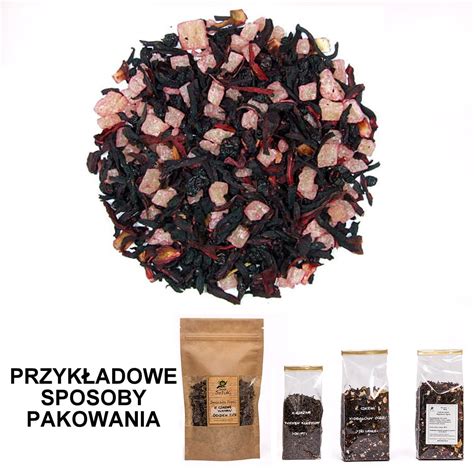 Herbata owocowa WIŚNIA RUM 100 gram Smak Sztuki