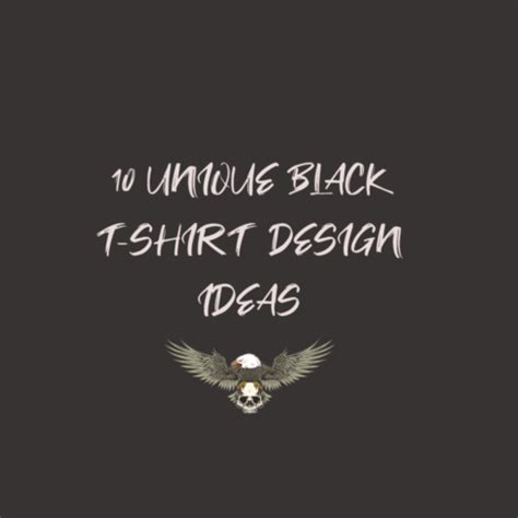 10 Unique Black T Shirt Design Ideas MasterBundles