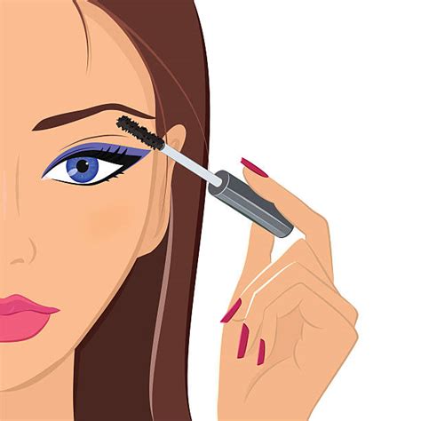 Best Woman Putting On Makeup Illustrations Royalty Free Vector