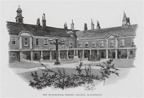 The Quadrangle, Morden College, Blackheath stock image | Look and Learn