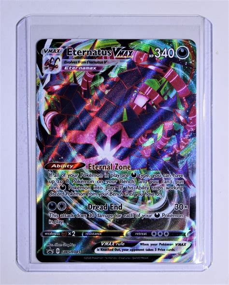 Eternatus VMAX SWSH045 Ultra Rare 2020 Pokemon Black Star Promo NM