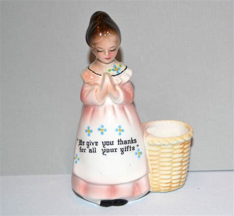 Bargain John S Antiques Pink Prayer Lady Toothpick Holder Bargain