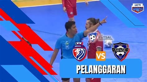 Pelanggaran Keras Antara Fafage Vamos VS Unggul FC LIGA FUTSAL