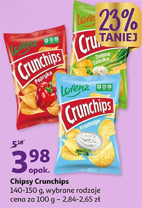 Promocja Chipsy Fromage Crunchips W Auchan