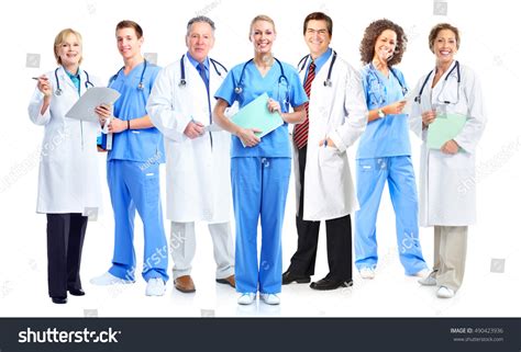 Group Medical Doctors Nurses Stock Photo 490423936 Shutterstock