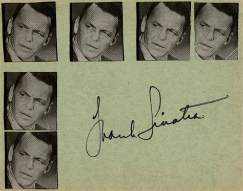 Frank Sinatra Signature | RR Auction