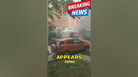 A Good Samaritan Saves A Girl From A Burning Car In Moscow Region Youtube