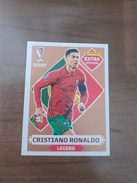 Figurinha Legend Cristiano Ronaldo Extra Bronze Oficial Mebuscar Brasil