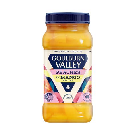 Goulburn Valley Peaches In Mango Nectar 700g Shop And Dispatch