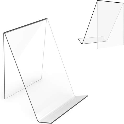 Amazon Boloyo Acrylic Book Stand Without Ledge Inch Pc Clear