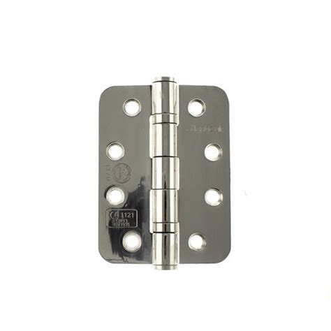 Atlantic Uk Hardware Atlantic Radius Corner Ball Bearing Hinges 4x3x3mm Polished Stainless