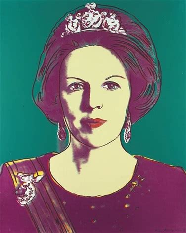 Queen Beatrix From Reigning Queens By Andy Warhol On Artnet