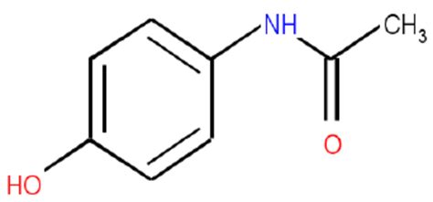 Chemical Structure Of Paracetamol