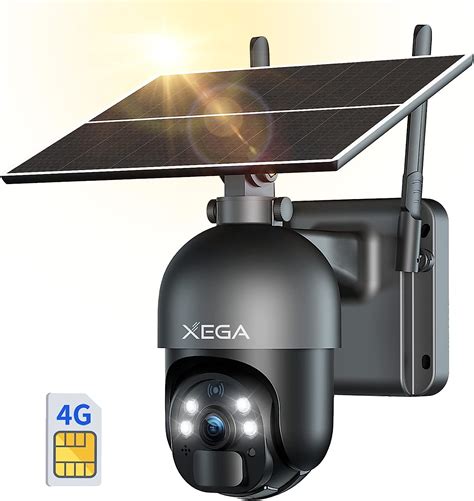 Amazon Xega 4G LTE Cellular Security Camera Outdoor Solar Camera